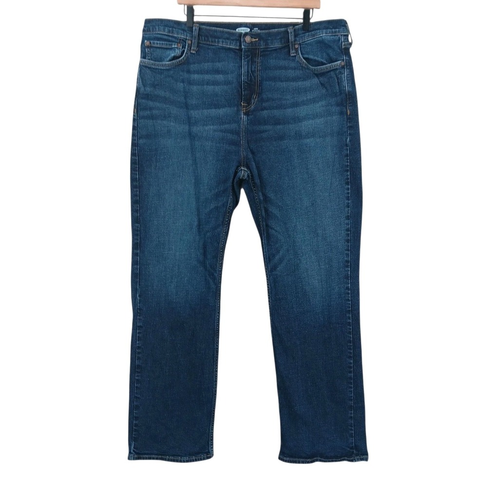 Old Navy Loose Built-in Flex Jeans Mens 40x31 Blue Cotton Stretch Tag 40x32